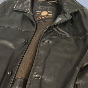 Marc New York Men's Dark Leather Jacket
